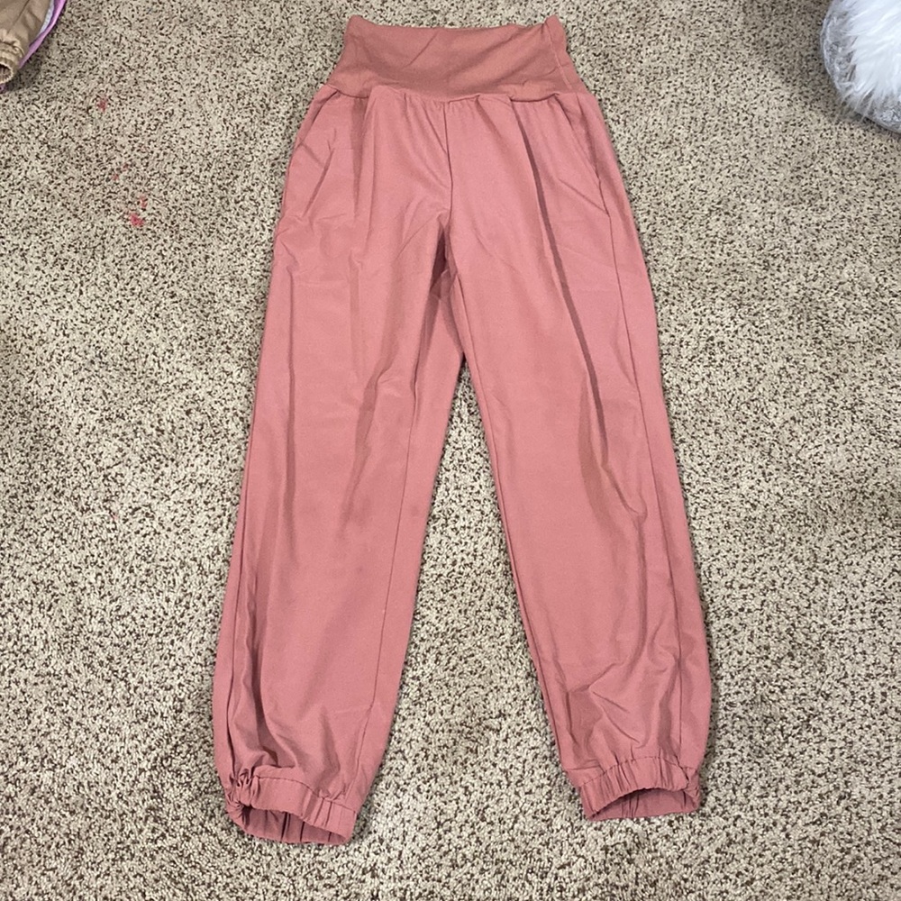 Pink dry fit joggers